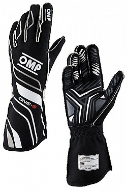 OMP IB/770/N/L ONE-S my2020 Racing gloves, FIA 8856-2018, black, size L