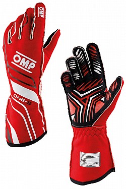 OMP IB/770/R/L ONE-S my2020 Racing gloves, FIA 8856-2018, red, size L