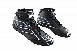 OMP IC/82207141 ONE-S my2020 Racing shoes, FIA 8856-2018, black, size 41