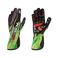 OMP KK02748274004 KS-2 ART Karting gloves, children, black/green, size 4