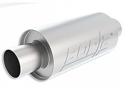 BORLA 40842S MUFFLER "S-TYPE" 2.5" IN/OUT 10"X5"DIA. RD