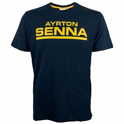 Racing Legends AS-18-125_s T-Shirt Senna Racing 12 navy size S