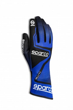 SPARCO 00255610BXNR Перчатки для картинга RUSH, синий/чёрный, р-р 10