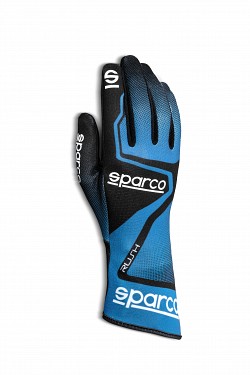 SPARCO 00255611AZNR Kart gloves RUSH, light blue/black, size 11