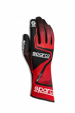 SPARCO 00255612RSNR Перчатки для картинга RUSH, красный/чёрный, р-р 12