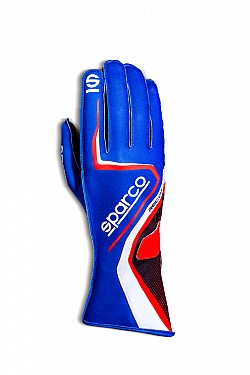 SPARCO 00255509AZRS RECORD Kart gloves, blue/red, size 9