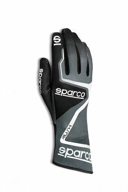 SPARCO 00255606GRNR Перчатки для картинга RUSH, детские, серый/чёрный/белый, р-р 6