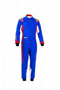 SPARCO 002342BSRS150 THUNDER YOUTH Kart suit, CIK, blue/red, size 150