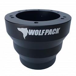 UTV WOLFPACK WP5/6 Aluminum Steering wheel hub adapter. 5/6 hole pattern. Quick release compatible.