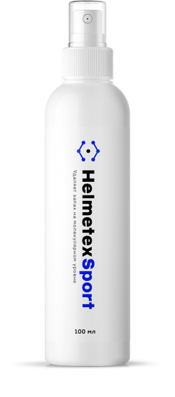 HELMETEX hel112 Антисептик и нейтрализатор запаха Sport для экипировки 100 мл