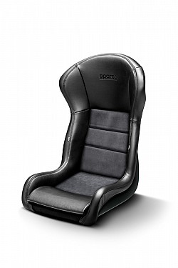 SPARCO 009102RNR Кресло/сиденье STRADALE PERFORMANCE QRT (тюнинг), кожа/алькантара, чёрное