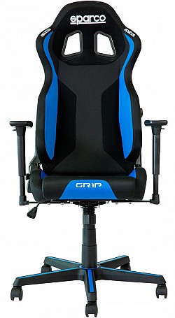 SPARCO 00989NRAZ Офисное кресло/сиденье GRIP, чёрный/синий