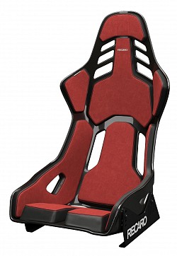 RECARO 079.02.1B23 Кресло спортивное (левое) PODIUM Alcantara® red Leather black размер L (FIA 8855-1999)