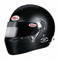 BELL 1310019 Шлем для автоспорта закрытый RS7, SA2015/FIA8859, HANS, чёрный мат, р-р 61+ (7 5/8+)
