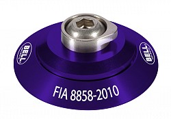 BELL 2100008 HANS clip set, FIA 8858-2010, purple