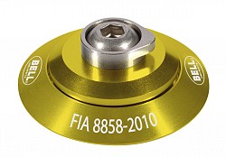 BELL 2100007 HANS clip set, FIA 8858-2010, gold