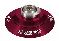 BELL 2100005 HANS clip set, FIA 8858-2010, red