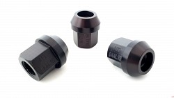 A.I.TECH AIT-DAAL15 1 / 2" UNF Ergal alloy competition nut (black) ex 3 / 4", o.d. 25mm conical SEAT, total lenght 27mm