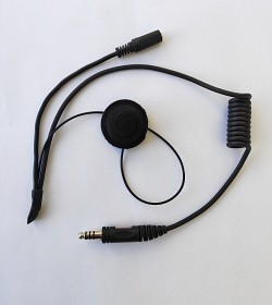 ZERONOISE 6300012 Radio helmet kit for Full Face helmet, Male Nexus 4 PIN, with 3.5mm stereo connector for earplugs