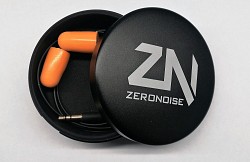 ZERONOISE 6300021 Earplugs kit, foam tips, 3.5 mm Jack connector, Shell case