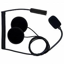ZERONOISE 6300002 Radio helmet kit for Jet helmet, Female Nexus 4 PIN, Microphone Flex Boom, no Earcups