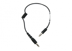 ZERONOISE 6400007 Nexus 4 PIN Male-to-Male Adapter (IMSA amplifier to Stilo helmet kit), L=15cm