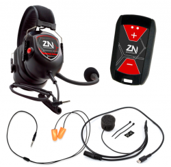 ZERONOISE 6100016 Karting Comm System PIT-LINK TRAINER (PRO KIT), with Phone HEADSET