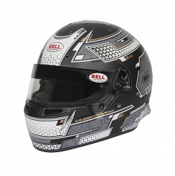 BELL 1310A56 Шлем для автоспорта закрытый RS7 STAMINA GREY, HANS, FIA, серый, р-р 60 (7 1/2)