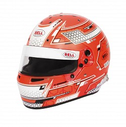 BELL 1310A47 Шлем для автоспорта закрытый RS7 STAMINA RED, HANS, FIA, красный, р-р 60 (7 1/2)