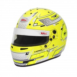 BELL 1310A92 Шлем для картинга RS7-K STAMINA, K2020, жёлтый, р-р MED (58-59)