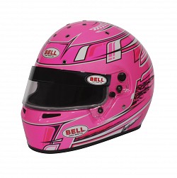 BELL 1311134 Шлем для картинга KC7-CMR CHAMPION (CIK, CMR2016), розовый, р-р 57 (7 1/8)