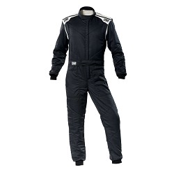 OMP IA01828D07158 Racing suit FIRST-S MY2020, FIA 8856-2018, black, size 58