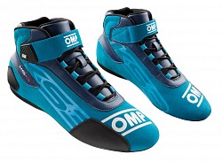 OMP IC/82624440 KS-3 MY2021 Karting shoes, blue/cyan, size 40