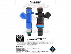 ASNU Форсунки с адаптерами 1050/1100cc для NISSAN GT-R R35