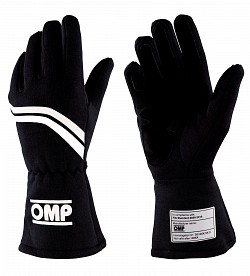 OMP IB/746E/N/XL Перчатки для автоспорта DIJON my2021, FIA 8856-2018, чёрные, р-р XL