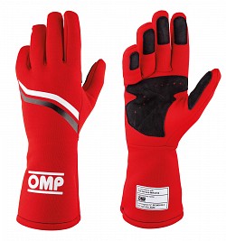 OMP IB/746E/R/L Перчатки для автоспорта DIJON my2021, FIA 8856-2018, красные, р-р L
