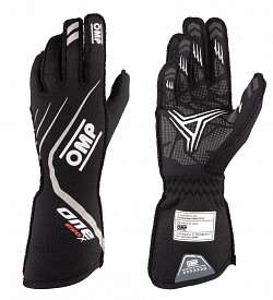 OMP IB/771/N/M ONE EVO X Racing gloves, FIA 8856-2018, black, size M
