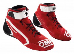 OMP IC/82406139 FIRST my2021 Racing shoes, FIA 8856-2018, red, size 39