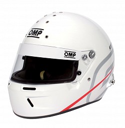 OMP SC799020XL Шлем для автоспорта GP-R закрытый, FIA/SNELL, HANS, белый, р-р XL
