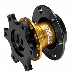 SPARCO 015R98R Quick release hub (bolted), aluminium, mount 6x70 мм, FIA