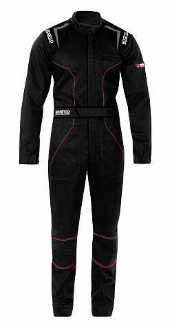 SPARCO 002020NR4XL Mechanic suit MS-4, black, size XL