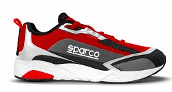 SPARCO 00129242NRRS Обувь/ботинки повседневные S-LANE, чёрный/красный, р-р 42
