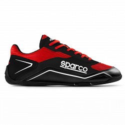 SPARCO 00128847NRRS SNEAKERS S-POLE Shoes, black/red, size 47