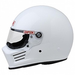 SIMPSON 7210021 Шлем для автоспорта закрытый SUPER BANDIT, Snell SA2020, белый, р-р M