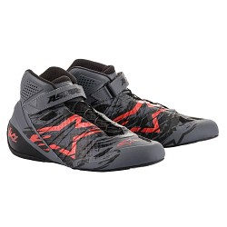 ALPINESTARS 2713420_9011_12,5 Karting shoes TECH 1-KZ, cool grey/black/red, size 46 (12,5)