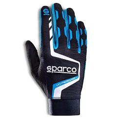 SPARCO 00209511NRAZ Перчатки для автосимуляторов HYPERGRIP, чёрный/синий, р-р 11