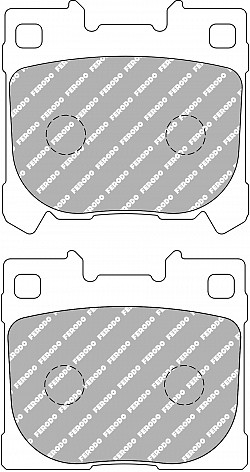 FERODO FCP5262H Rear brake pads DS2500 TOYOTA YARIS GD / GR 1.6 4WD GXPA16