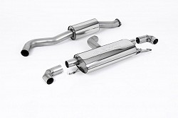 MILLTEK SSXTY125MP Back Exhaust System 3" Resonated OPF TOYOTA GR YARIS 1.6T (OPF Models Only) EC APPROVED