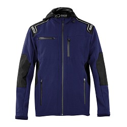 SPARCO 02404BM6XXX SEATTLE softshell jacket, navy blue, size XXXL