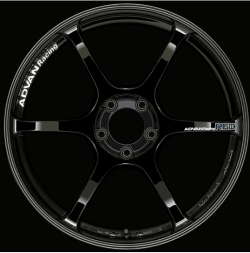 ADVAN YAR7G38EB Wheel V1034 RGIII 17X8.0 ET38 5-114.3 RACING GLOSS BLACK